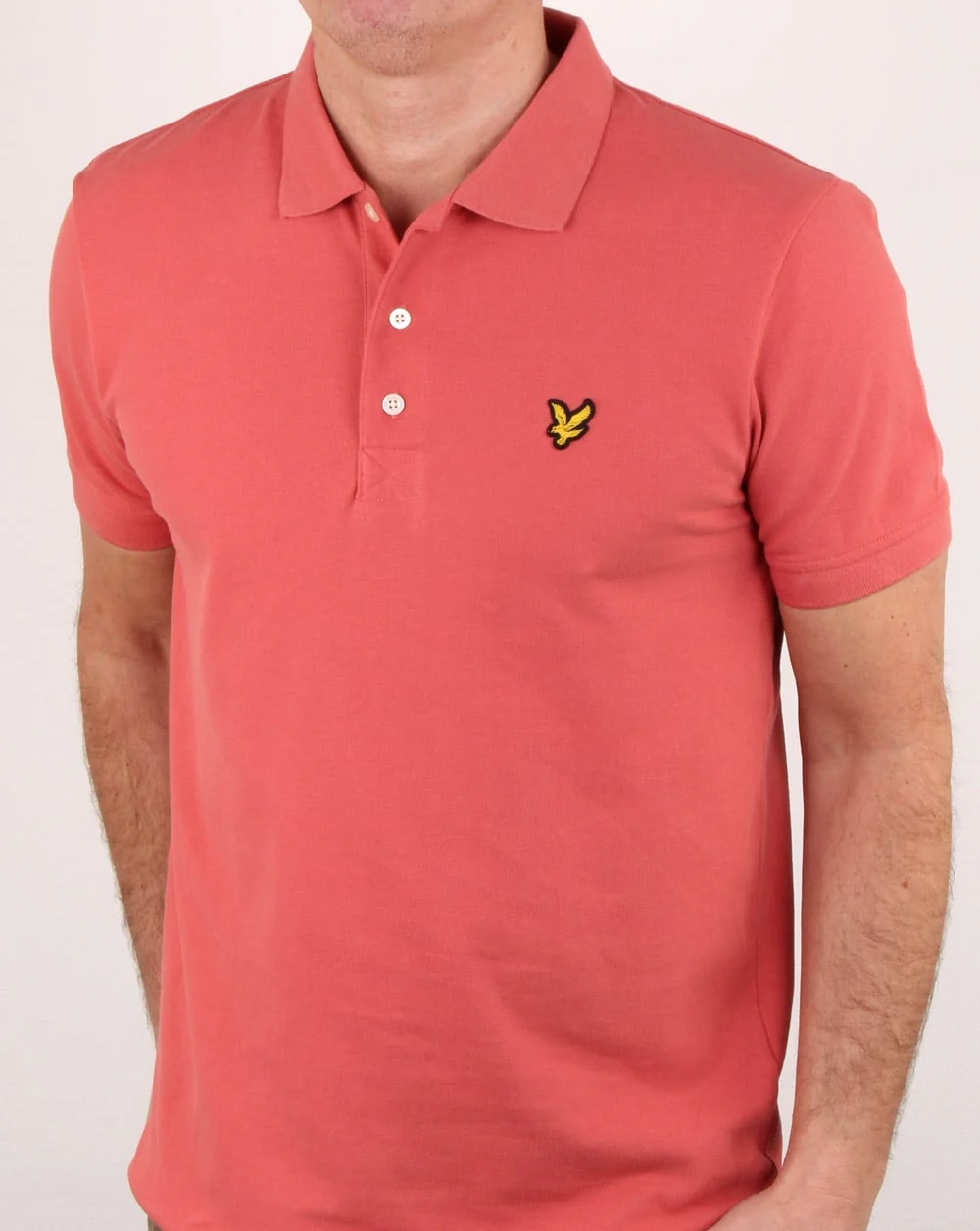 Lyle And Scott Polo Shirt Pink - Image 3