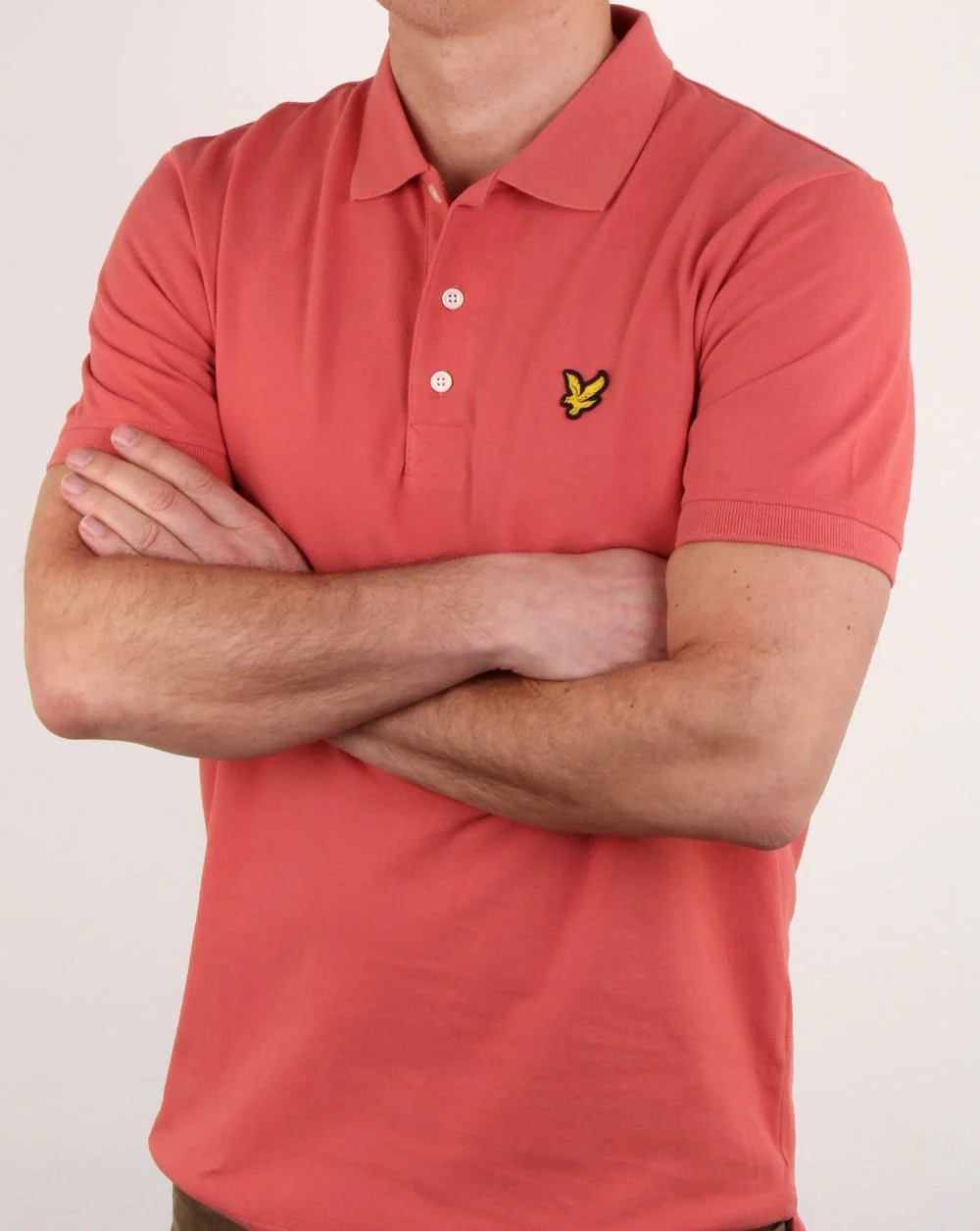 Lyle And Scott Polo Shirt Pink - Image 4