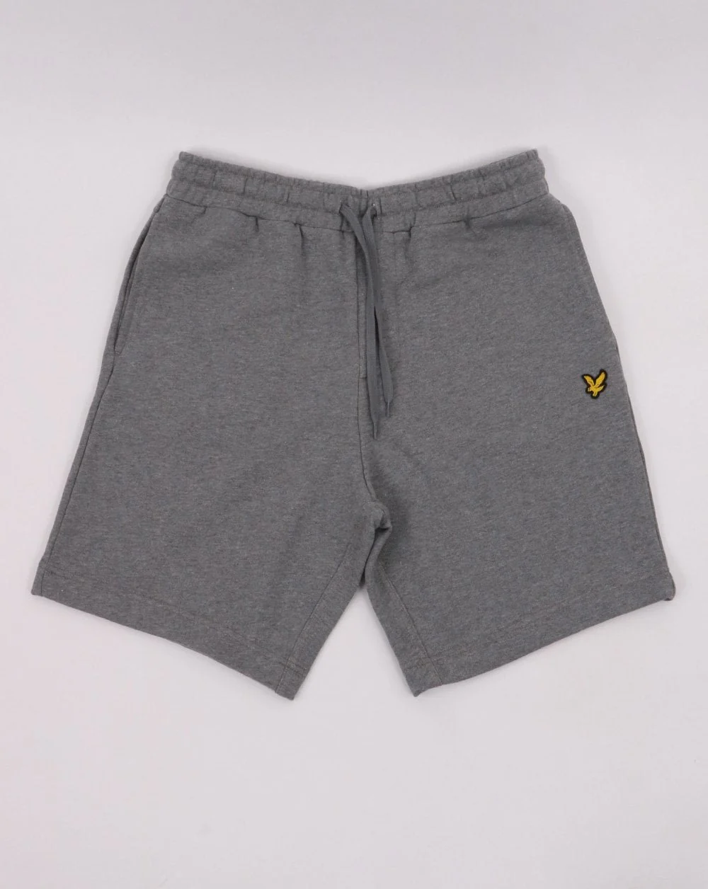 Lyle And Scott Sweat Short Mid Grey Marl