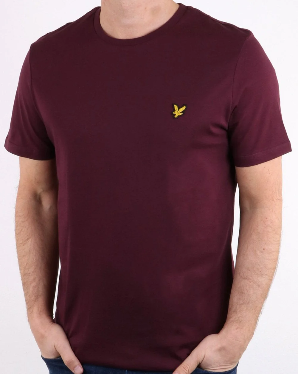 Lyle And Scott T-shirt Burgundy - Image 2