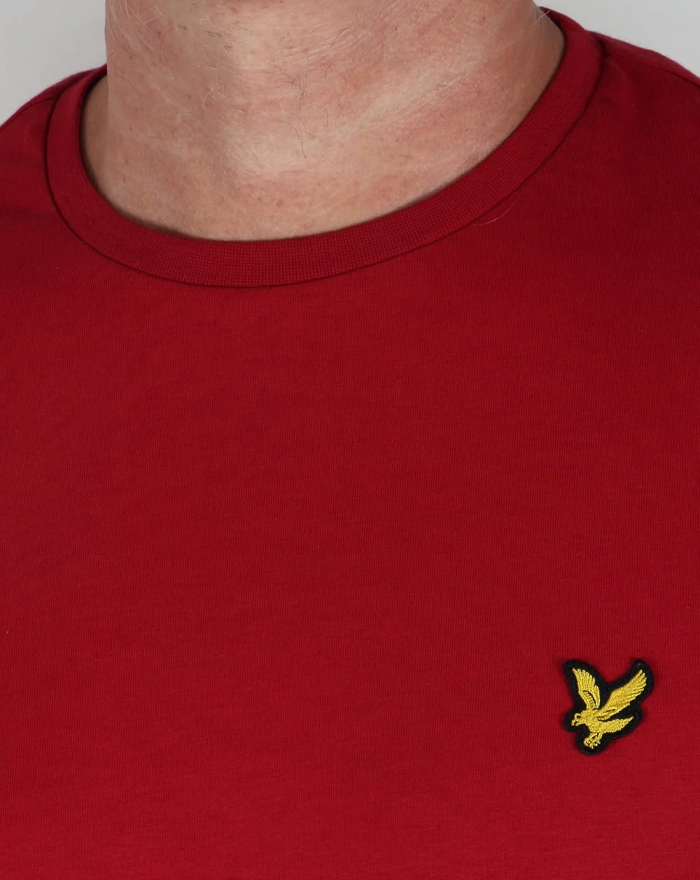 Lyle And Scott T-shirt Ruby Red - Image 2