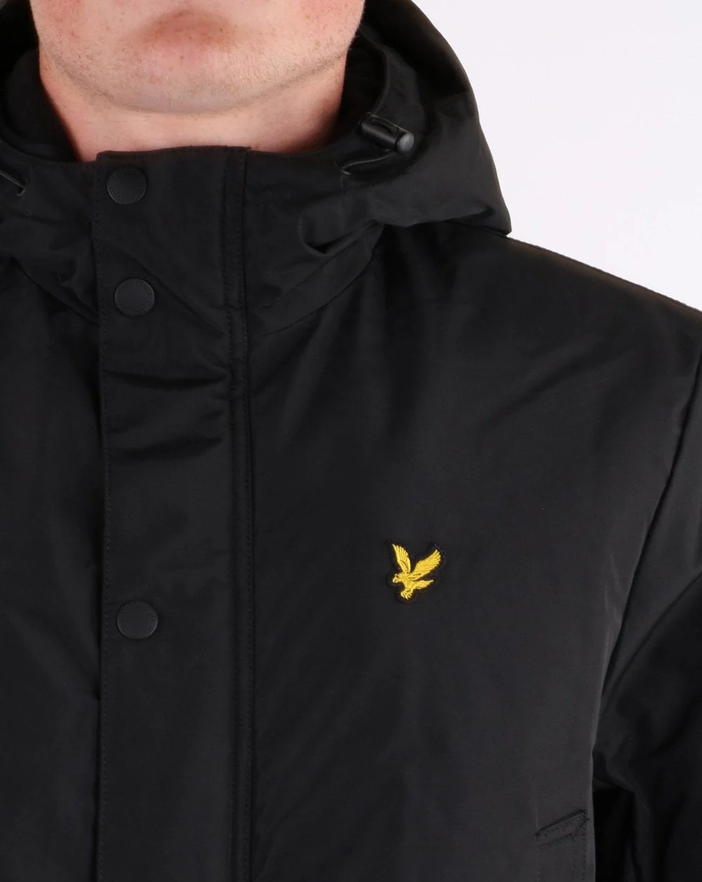 Lyle And Scott Techincal Parka Jet Black - Image 3