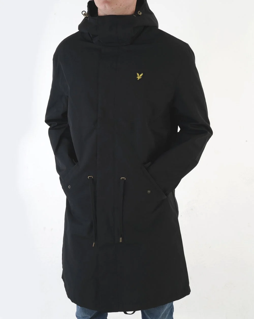 Lyle & Scott Bonded Parka Jet Black - Image 3