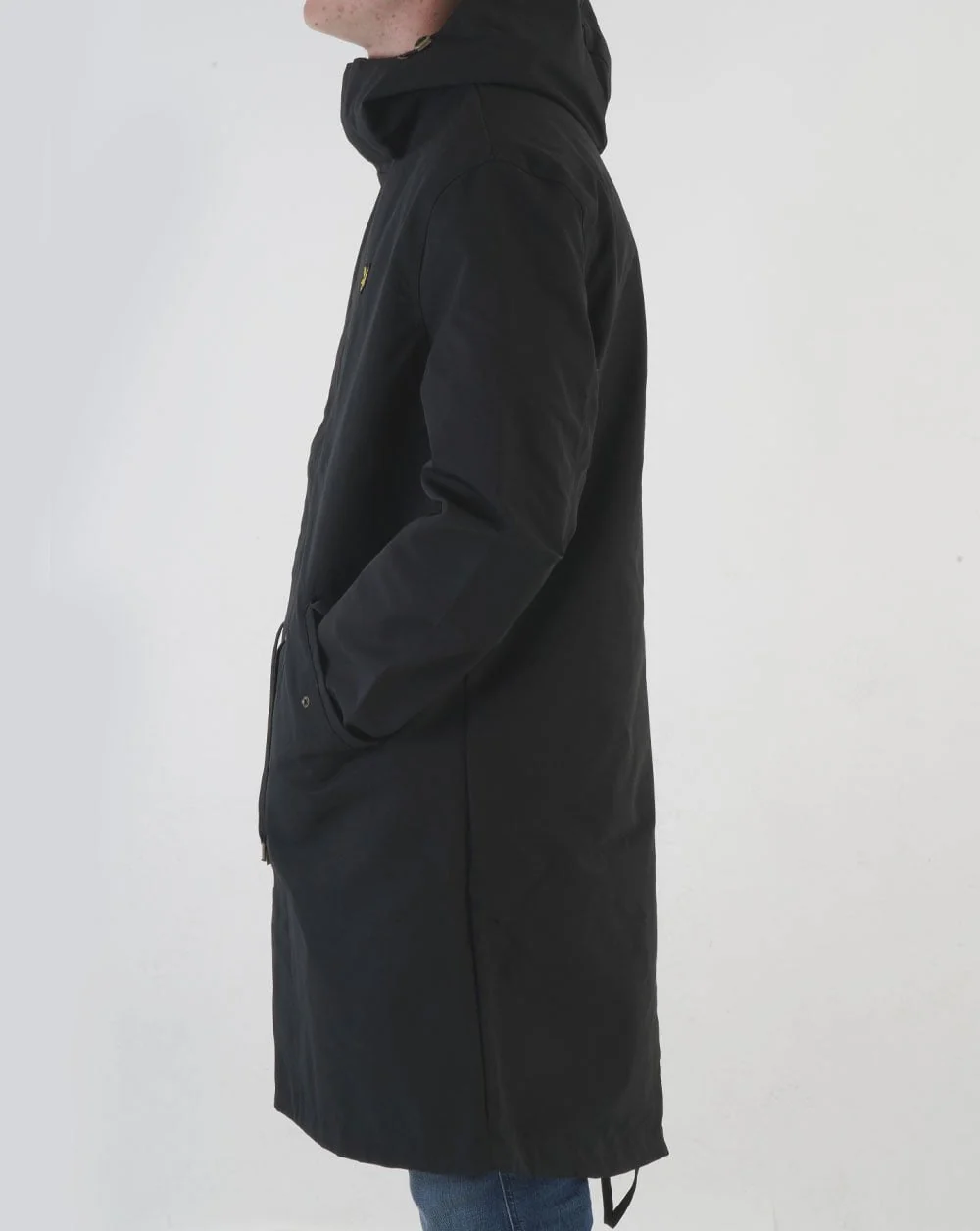 Lyle & Scott Bonded Parka Jet Black - Image 5