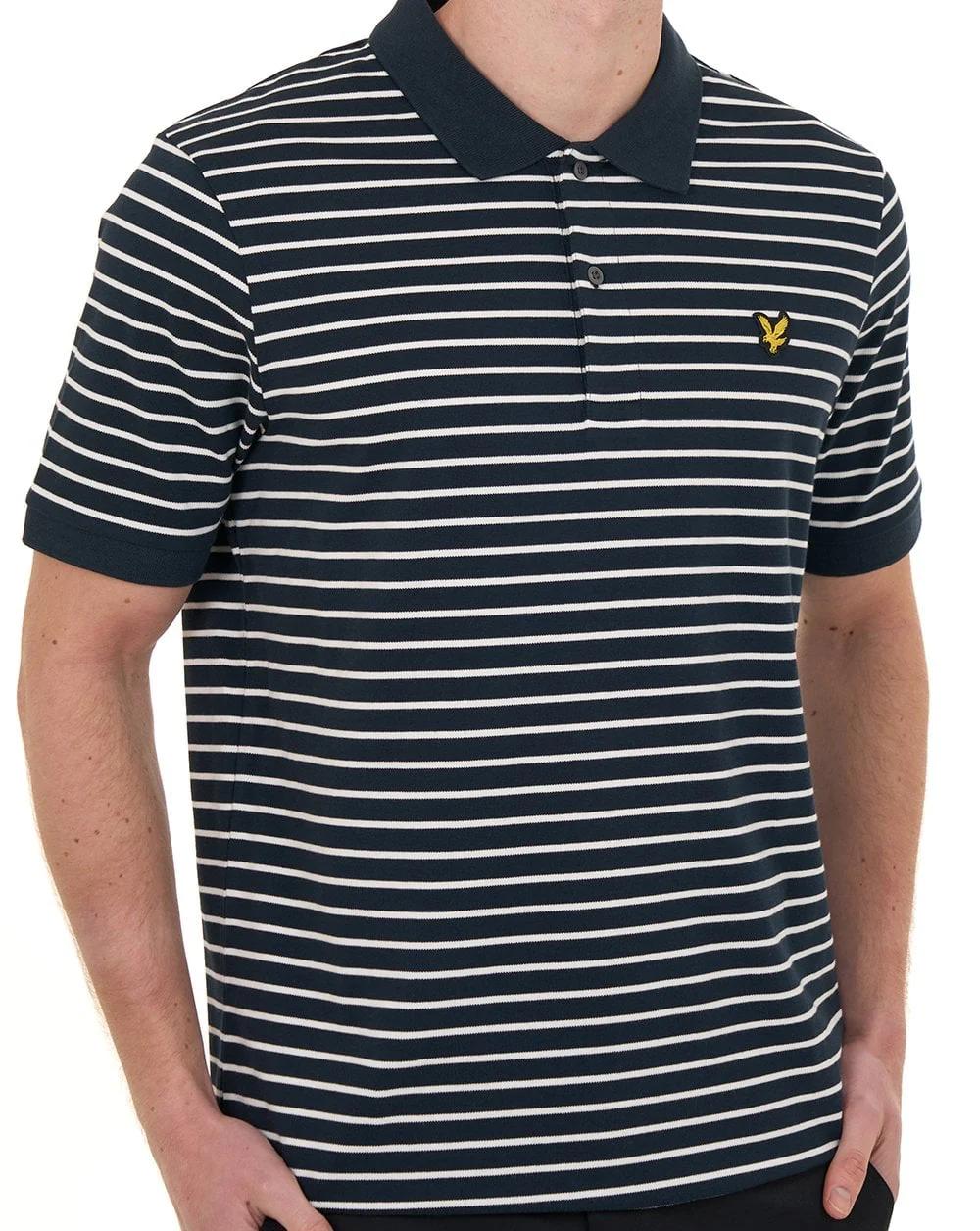 Lyle & Scott Breton Polo Shirt Dark Navy - Image 3