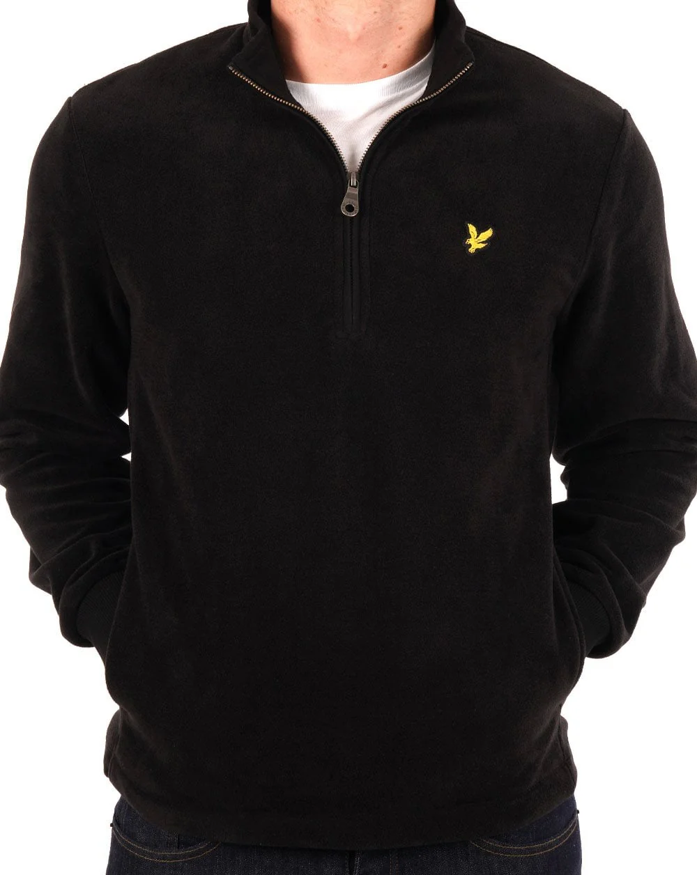 Lyle & Scott Fleece Quarter Zip Black
