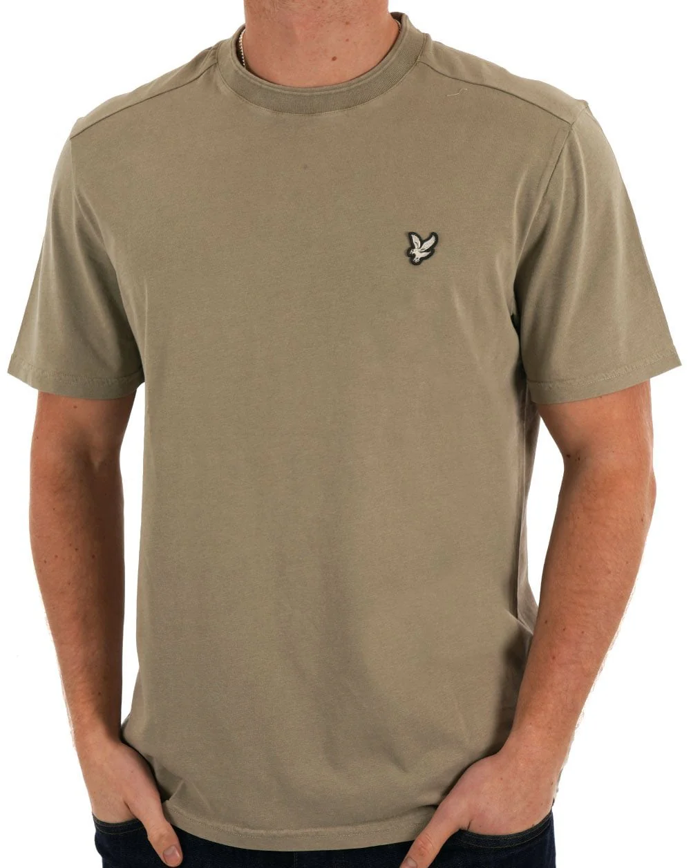 Lyle & Scott Natural Dye T Shirt Pale Grey