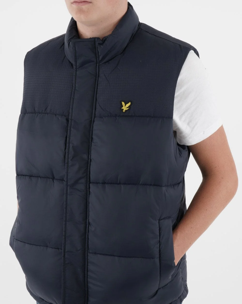 Lyle & Scott Padded Gilet Dark Navy - Image 4