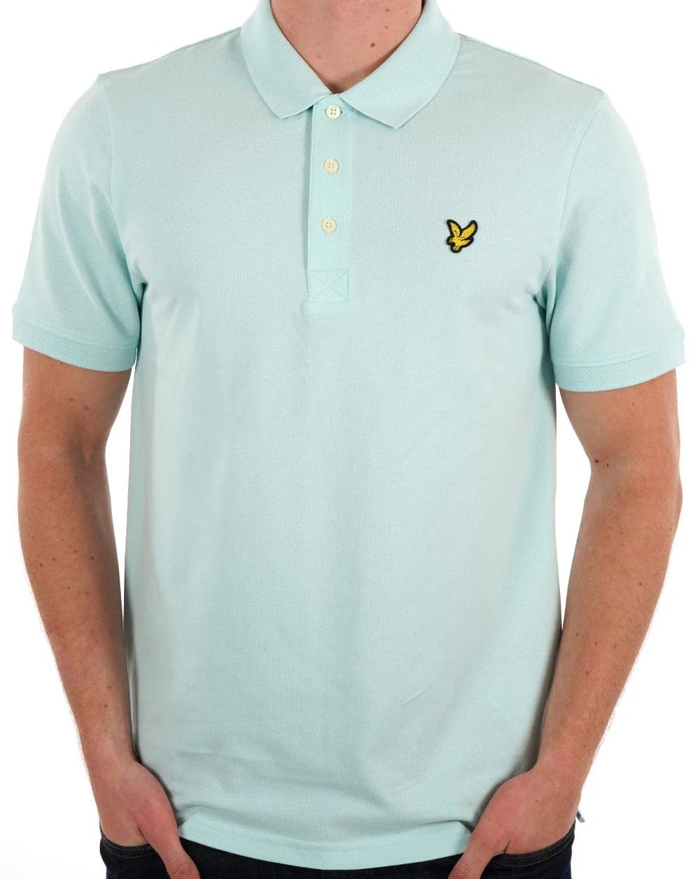 Lyle & Scott Polo Shirt Clear Sky - Image 3