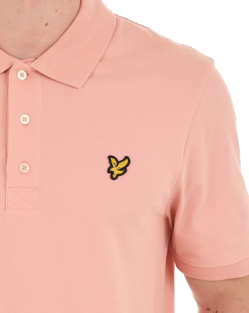 Lyle & Scott Polo Shirt Pink - Image 3