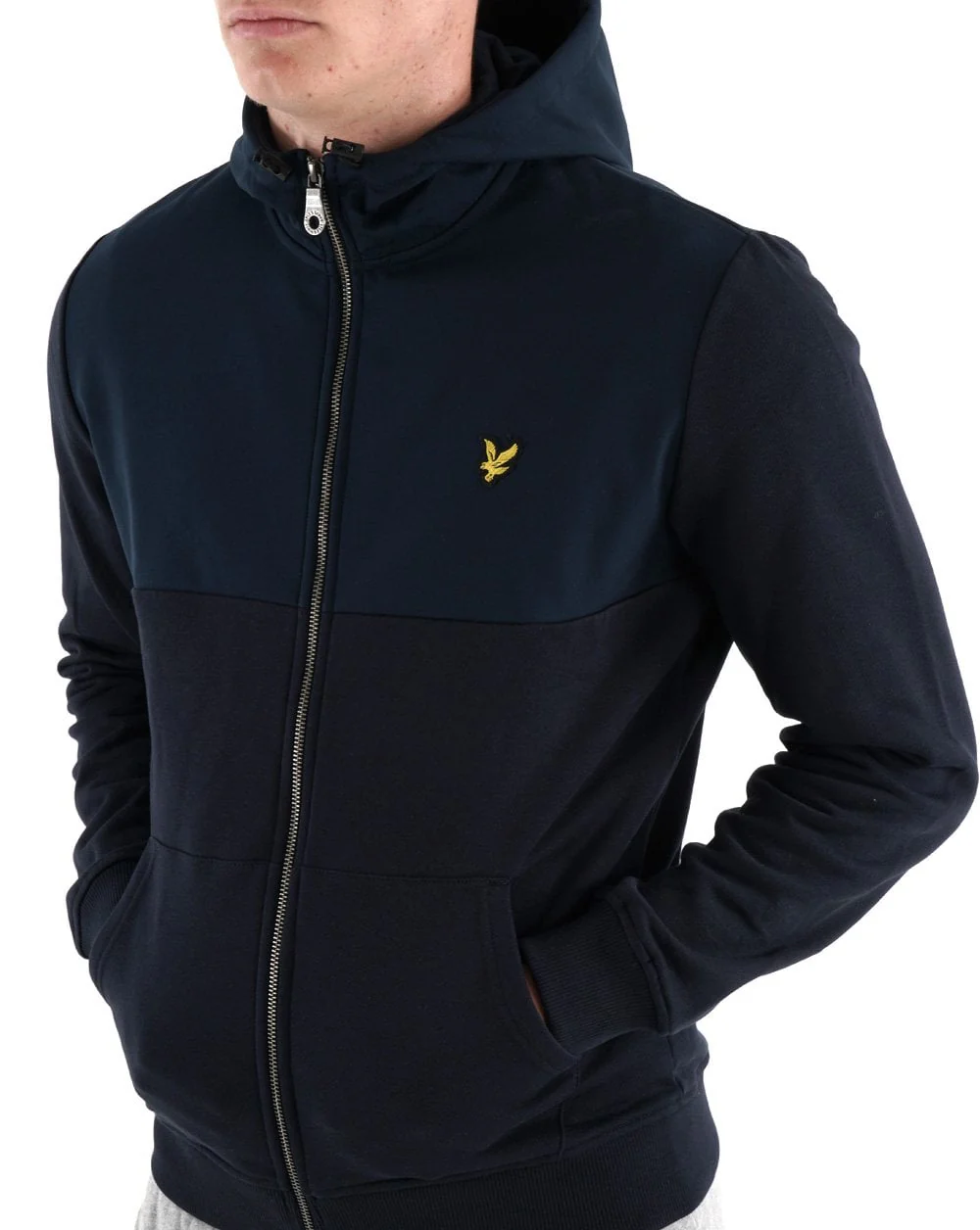 Lyle & Scott Softshell Hooded Jacket Dark Navy - Image 4