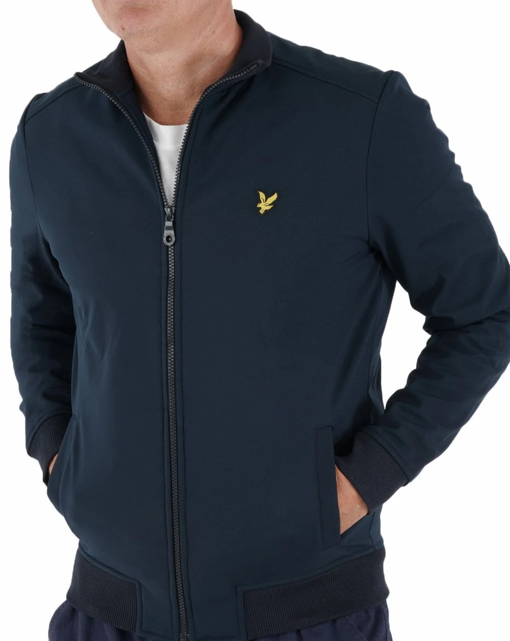 Lyle & Scott Softshell Jacket Dark Navy - Image 3
