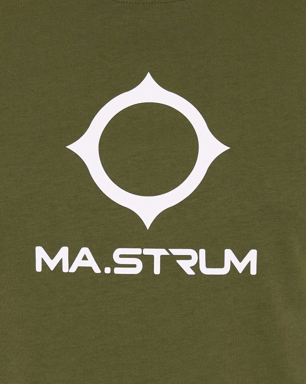 MA.STRUM Beam Logo T Shirt Bronze Green - Image 4