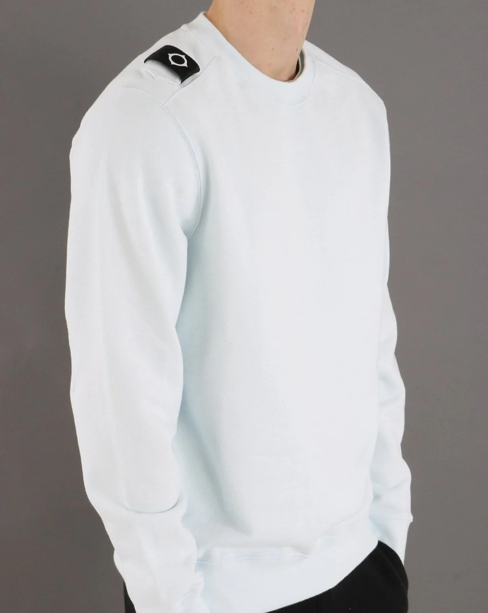 MA.STRUM Core Crew Sweatshirt Illusion Blue - Image 3