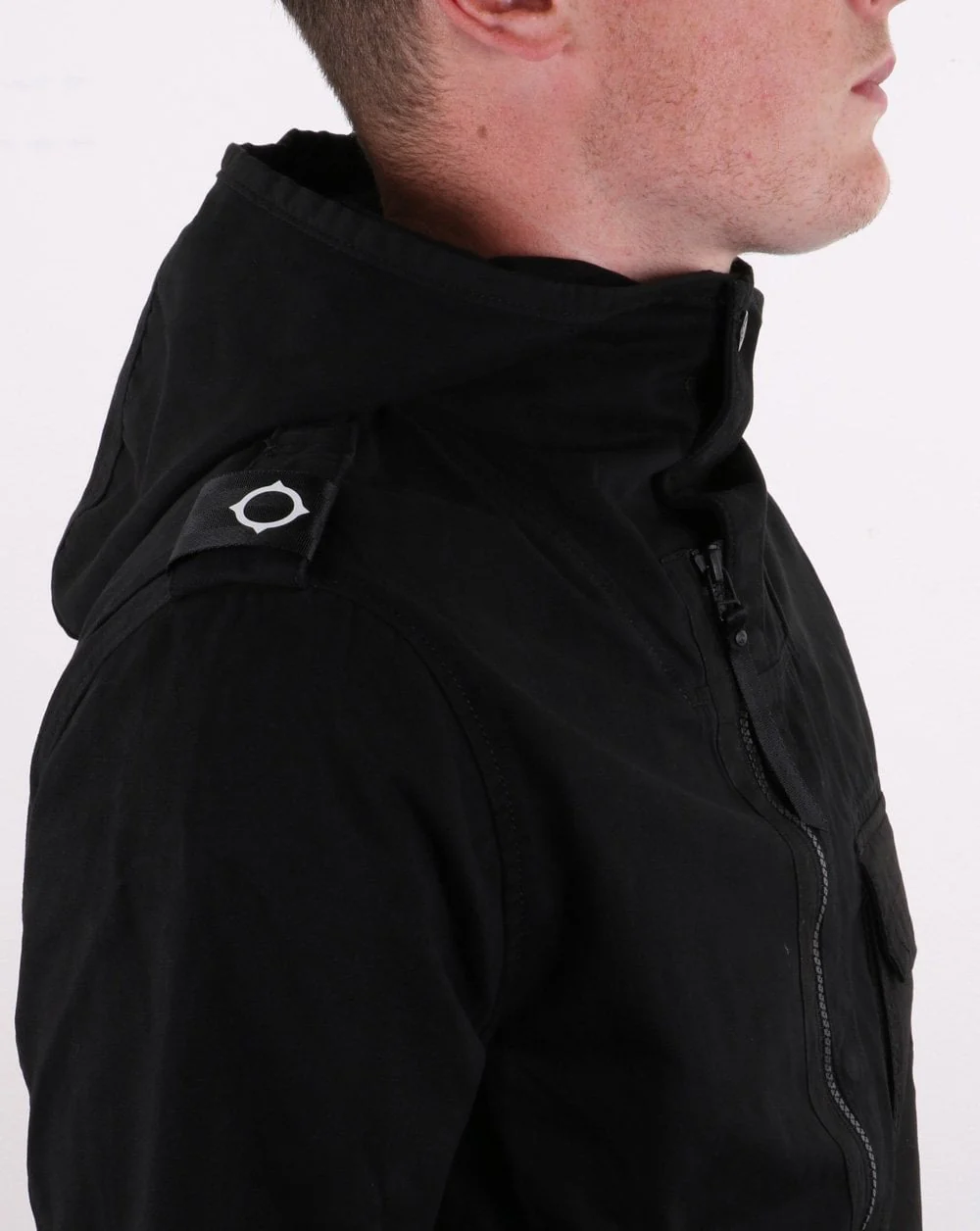 MA.Strum Hooded Jacket Jet Black - Image 2