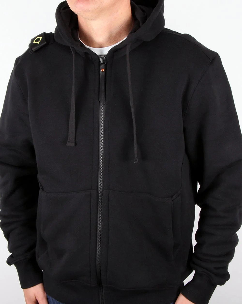 Ma.strum Hooded Zip Through Sweat Black - Image 2