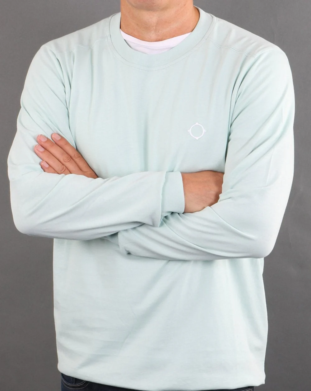Ma.strum Long Sleeve Icon T-shirt Mint Green - Image 2