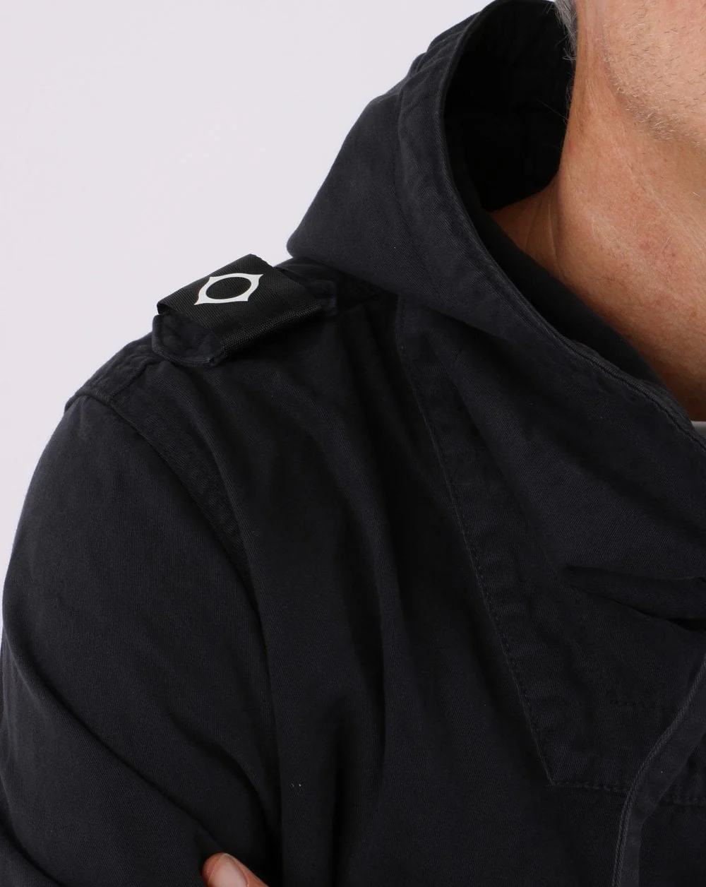 Ma.strum Overhead Hooded Smock Dark Navy - Image 3