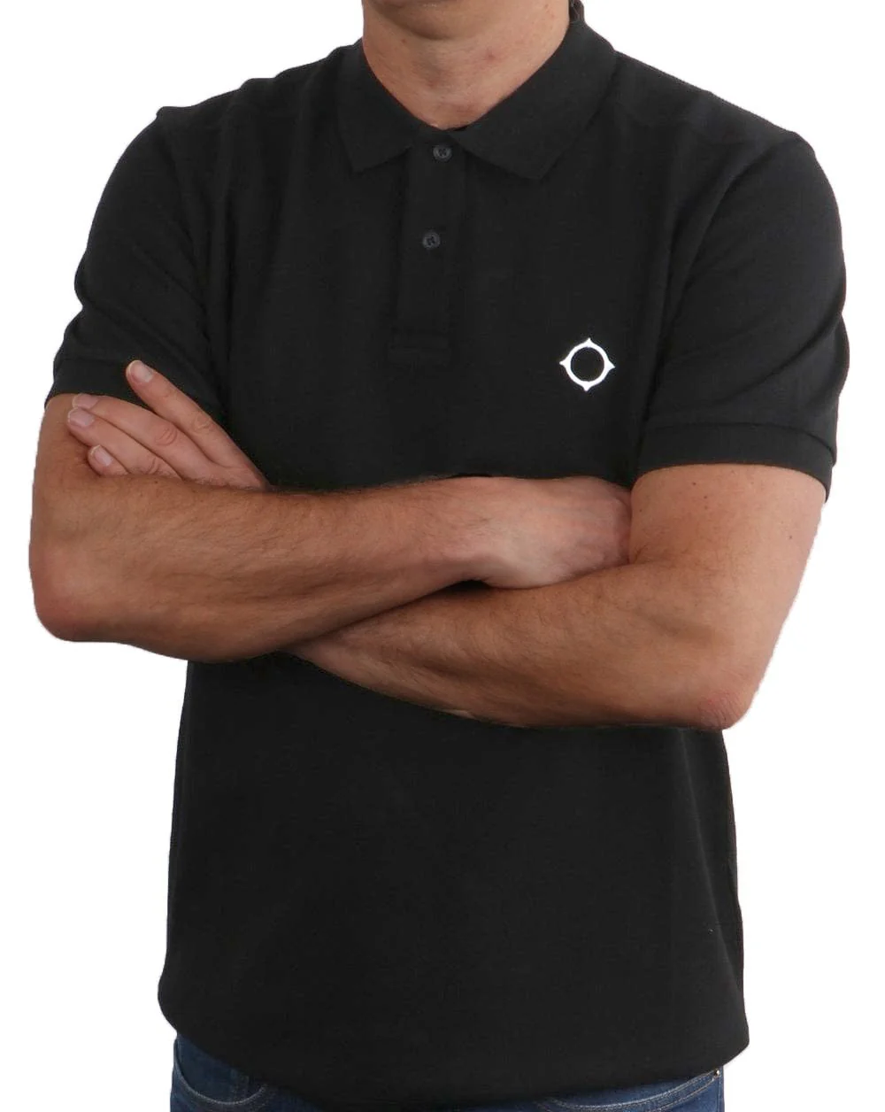 Ma.strum Pique Polo Black - Image 4