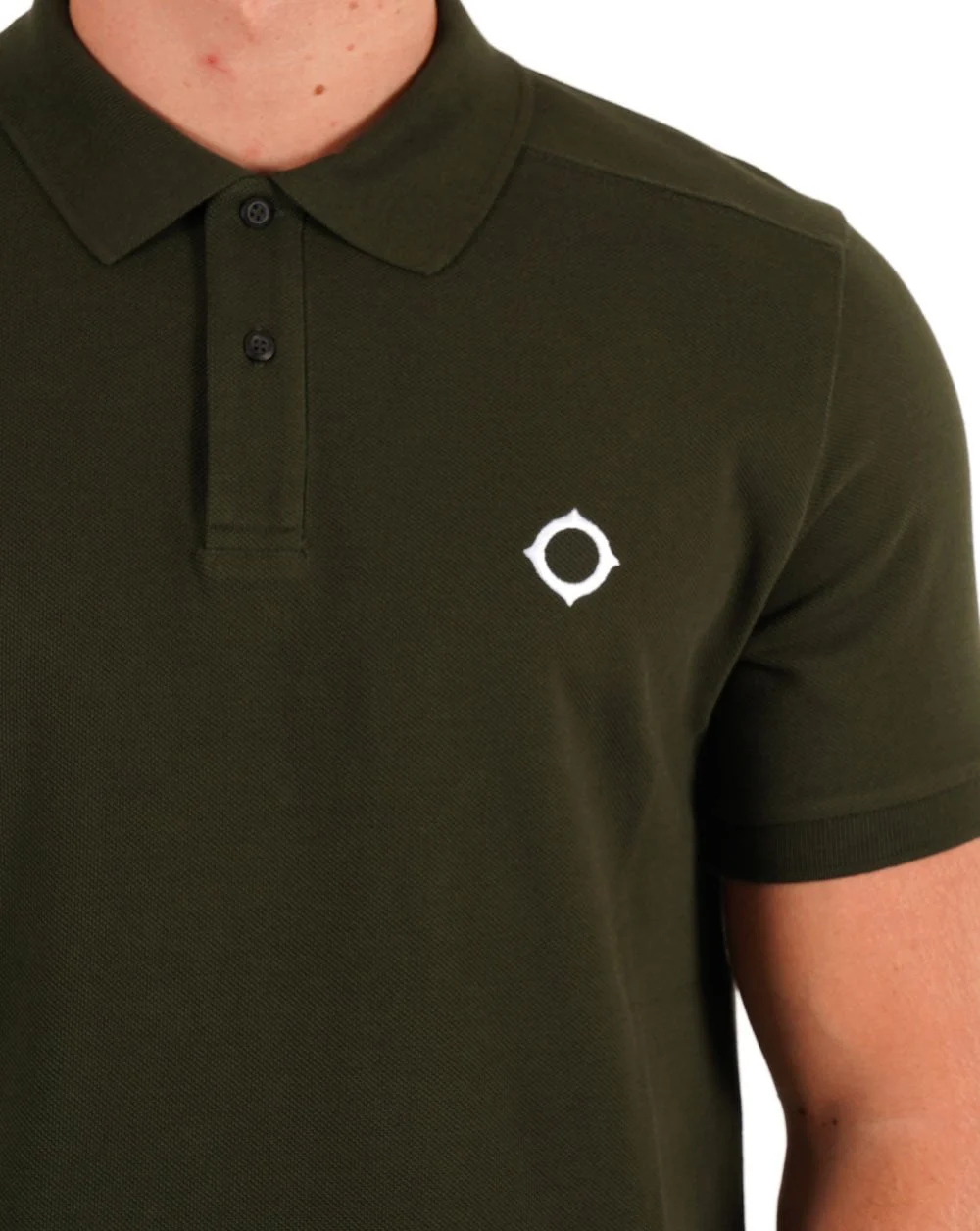 Ma.strum Pique Polo Dark Green - Image 2