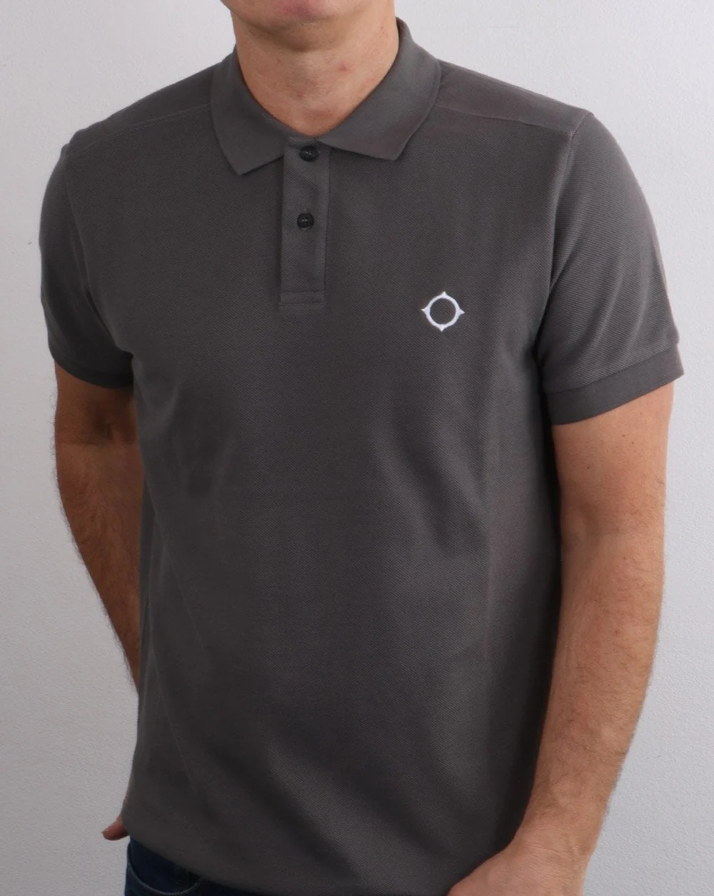Ma.strum Pique Polo Dark Slate - Image 3