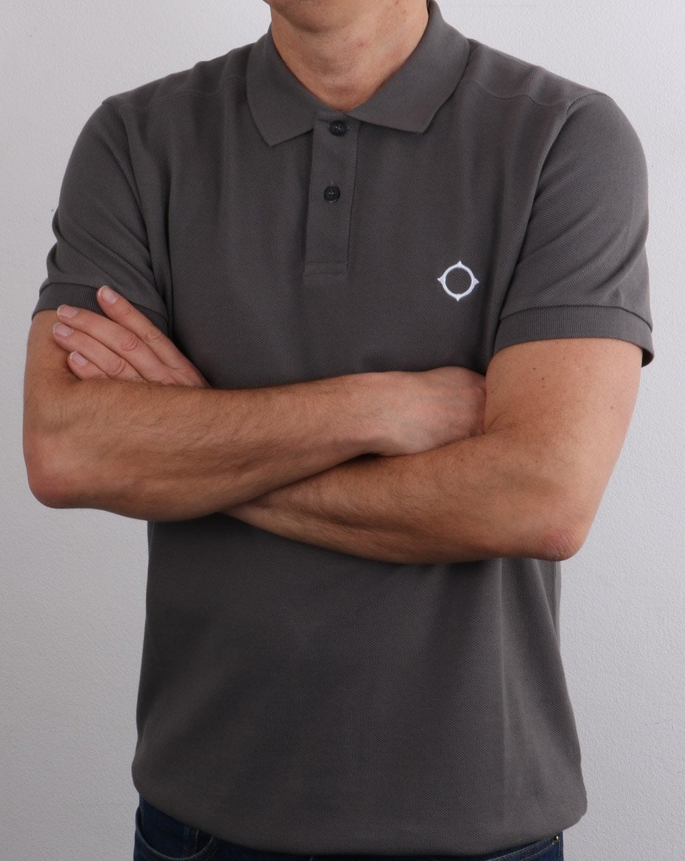 Ma.strum Pique Polo Dark Slate - Image 4
