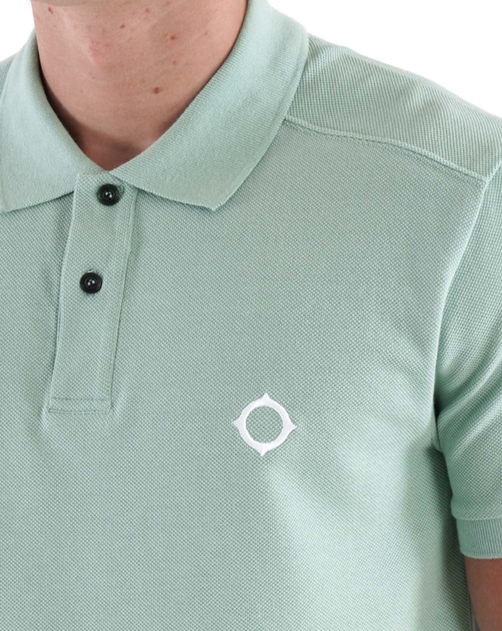 MA.STRUM Pique Polo Sea Green - Image 2