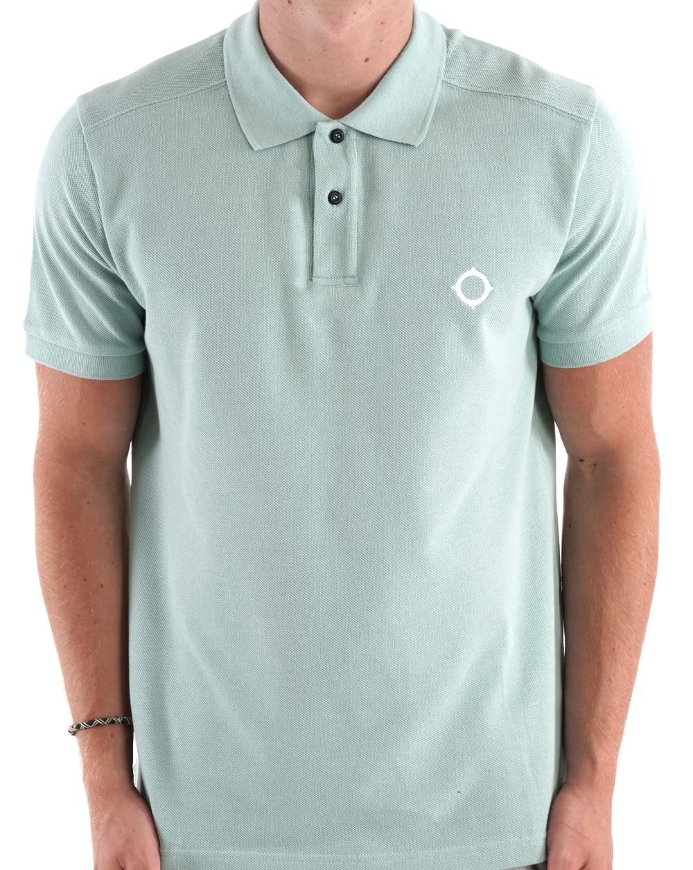 MA.STRUM Pique Polo Sea Green - Image 3