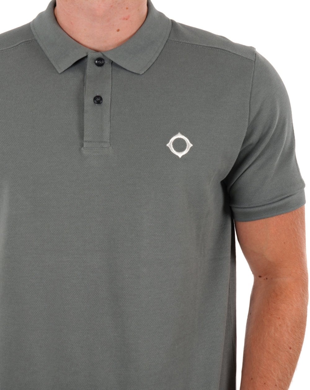 MA.STRUM Pique Polo Sedona Grey - Image 2