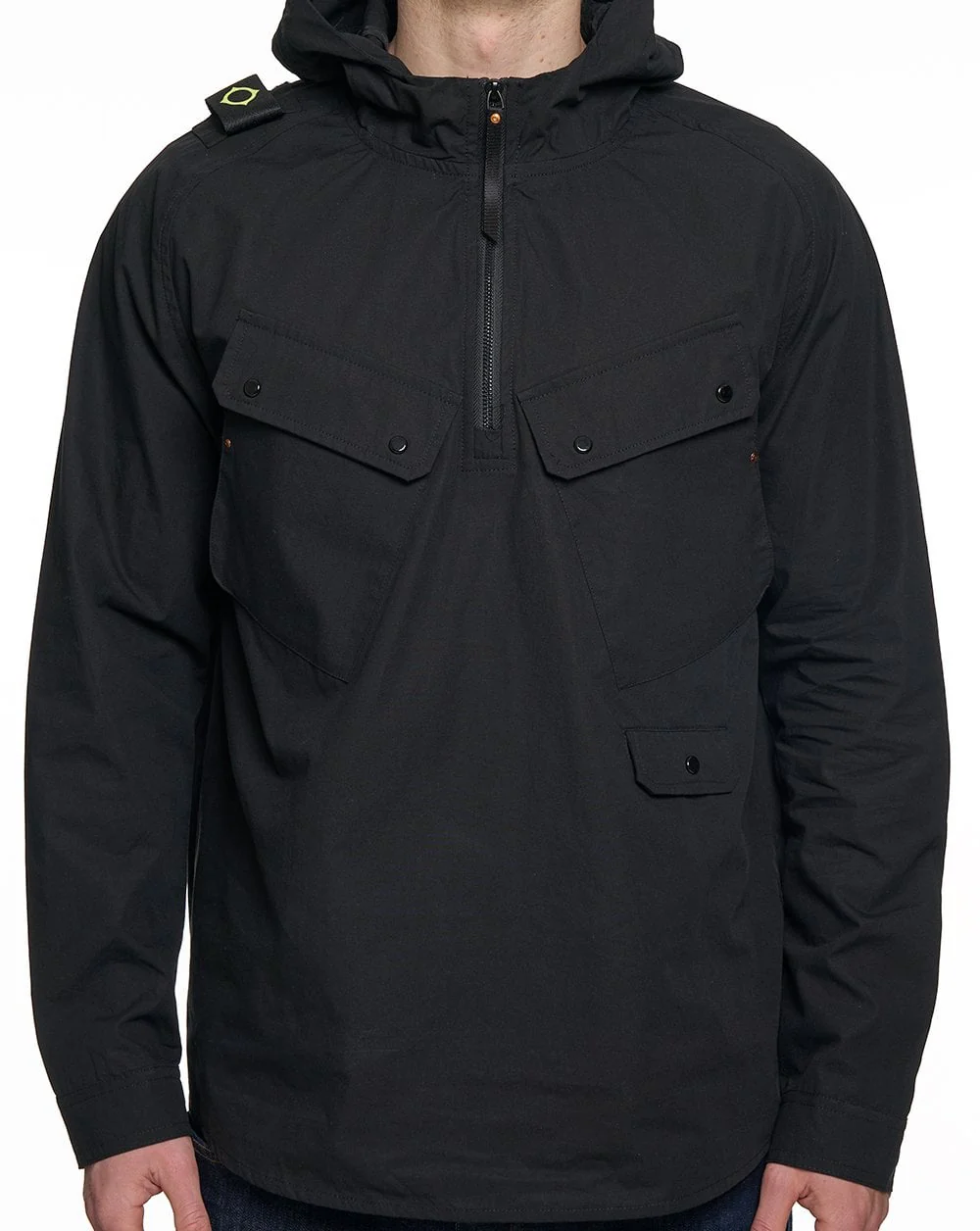 MA.STRUM Receptor Smock Jet Black