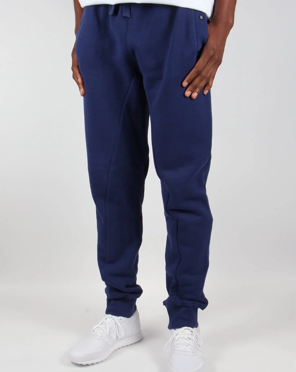 Ma.strum Slim Fit Herringbone Sweat Pants Patriot Blue