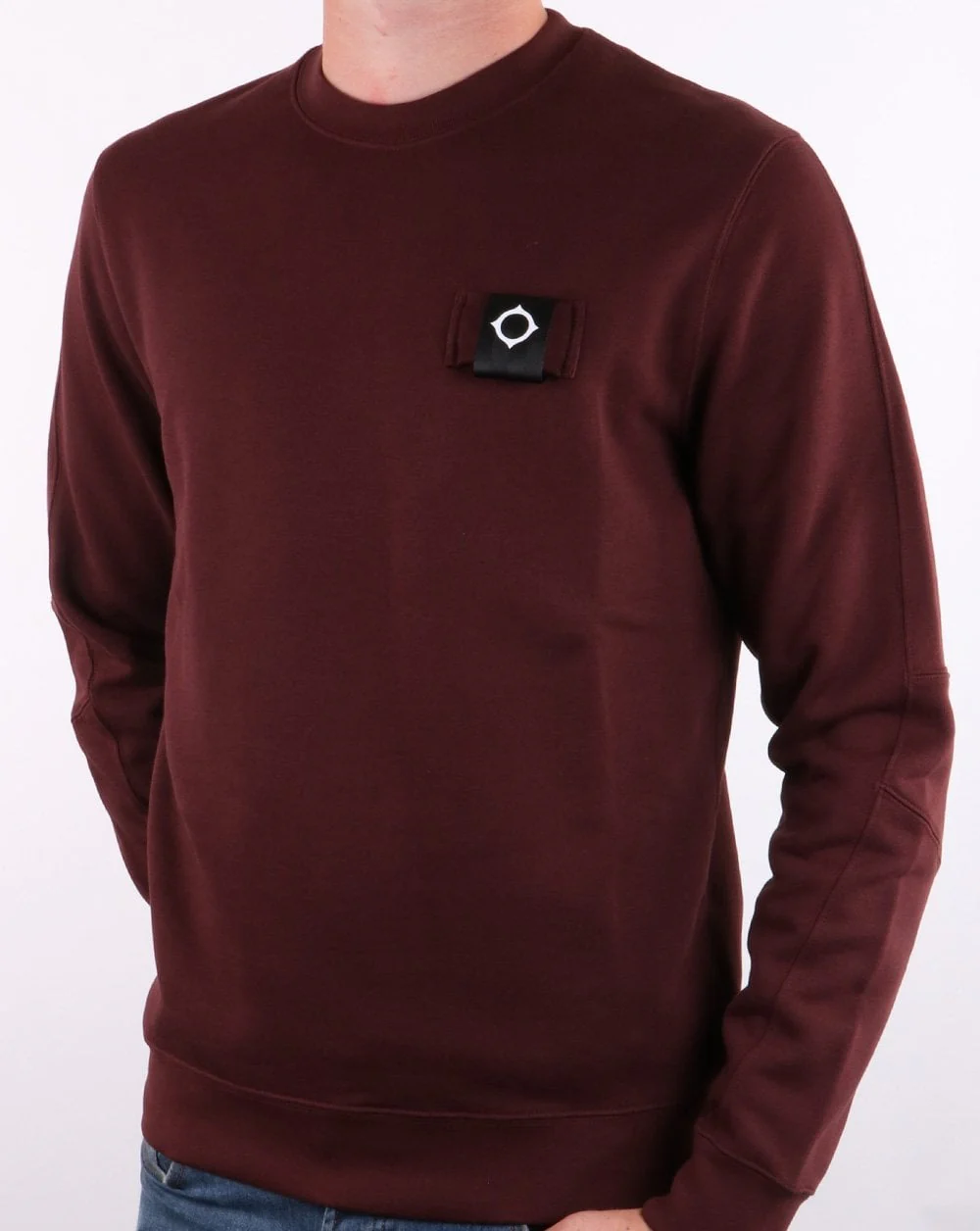 Ma.strum Training Crew Sweatshirt Cordovan - Image 2