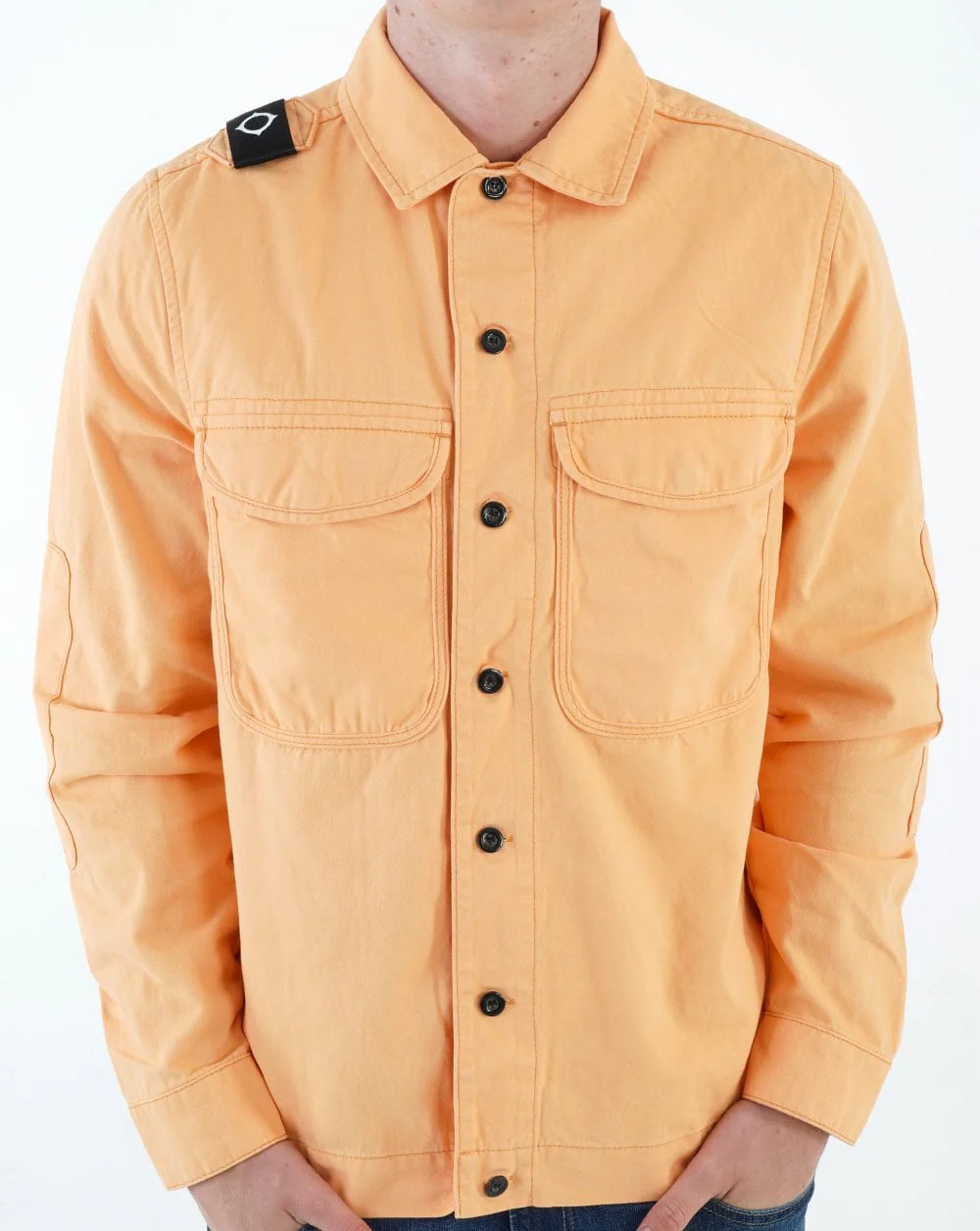 Ma.strum Two Pocket Overshirt Orange - Image 2