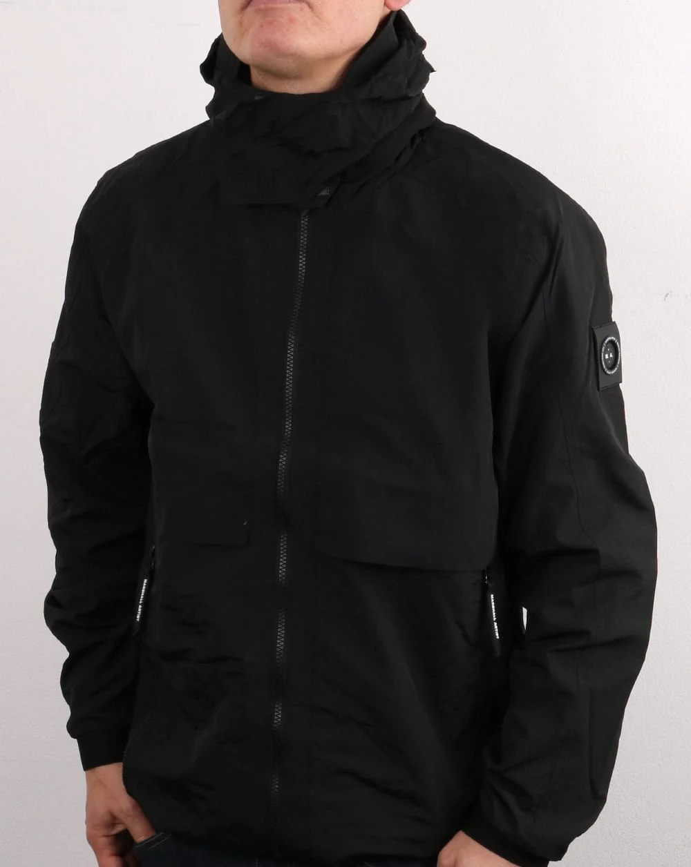 Marshall Artist Acier Longline Parka Black - Image 2