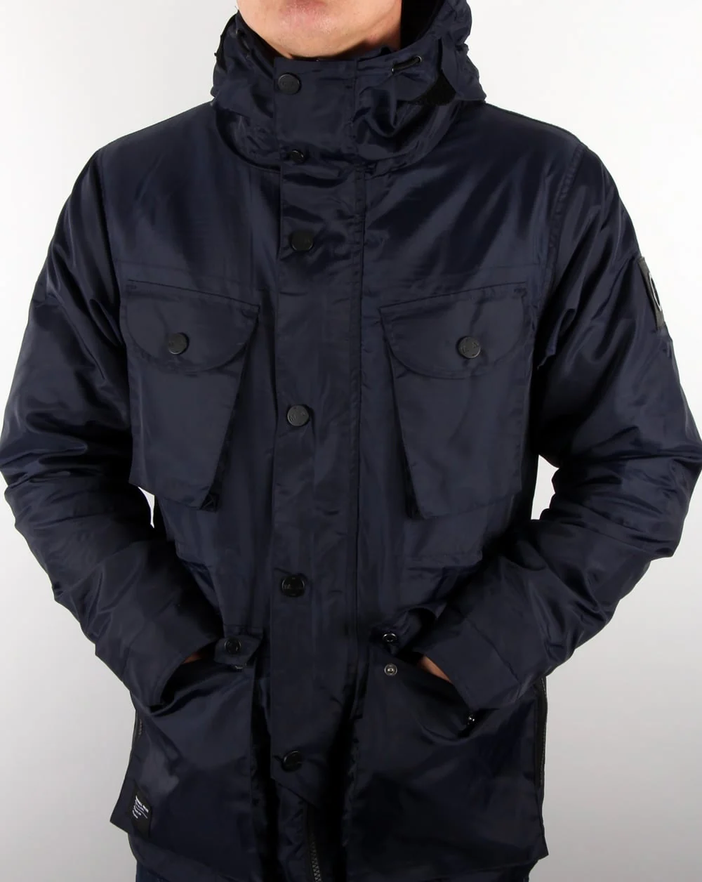 Marshall Artist Durawax Snow Parka Midnight Navy - Image 4