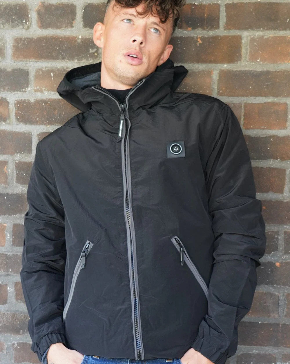 Marshall Artist Hooded Jacket Black - Image 2