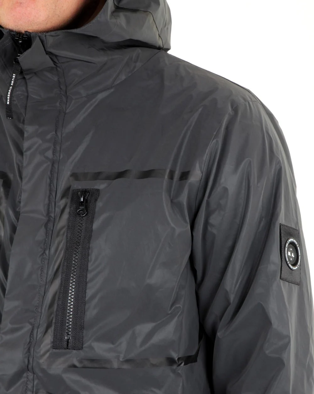Marshall Artist Matte Reflex Jacket Graphite - Image 4