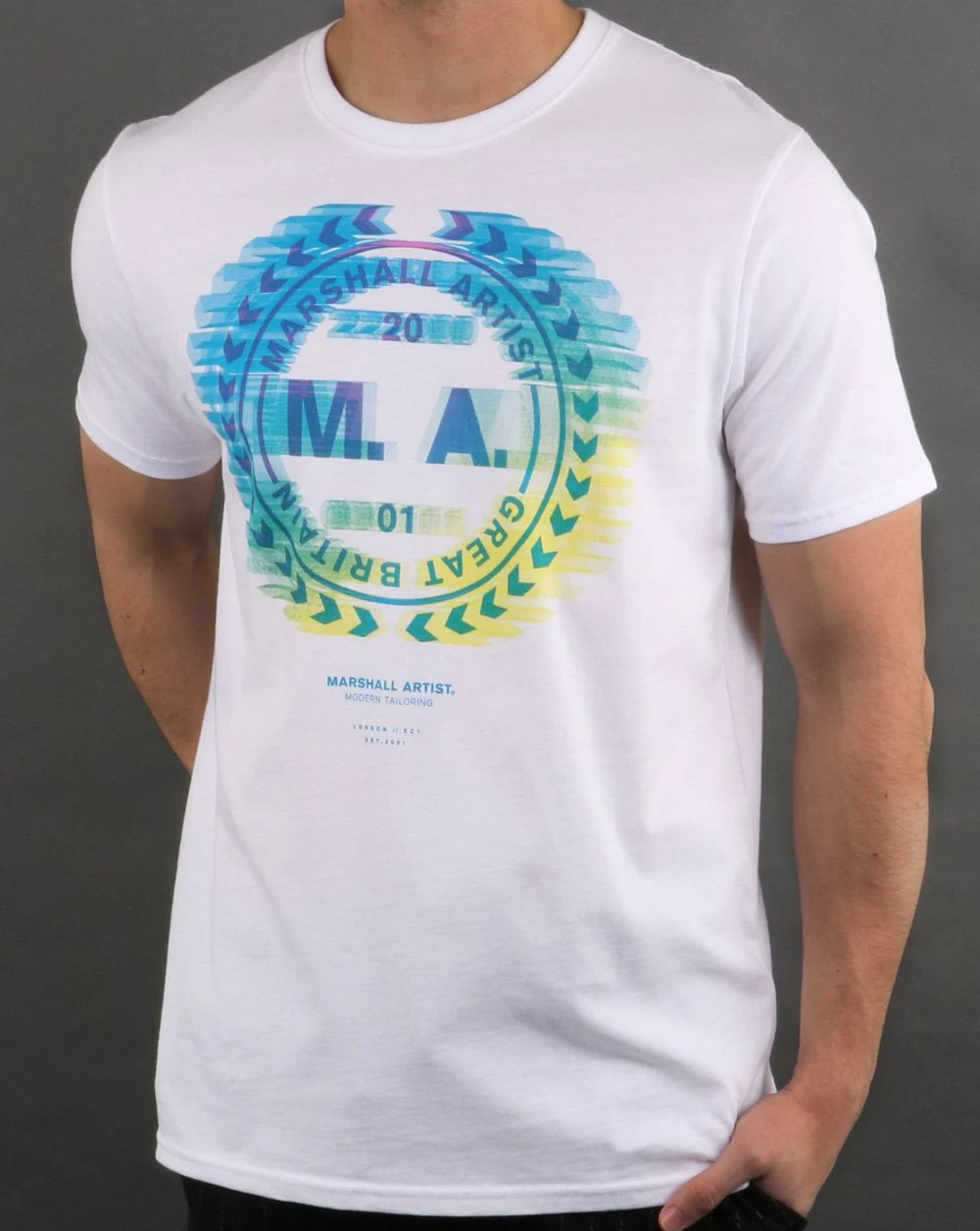 Marshall Artist Molecular Graphic T-shirt White - Image 2
