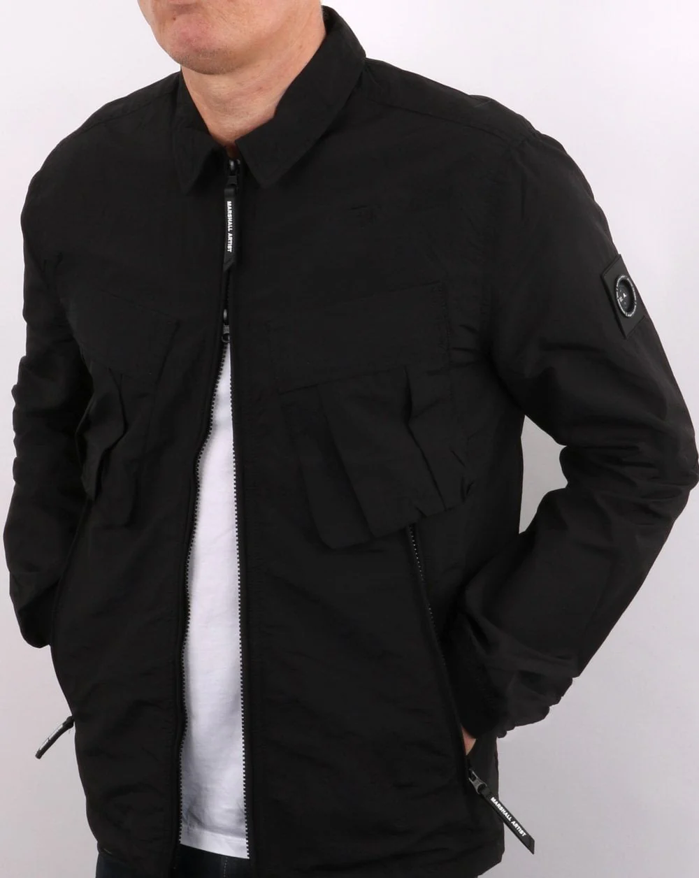 Marshall Artist Overshirt Black - Image 4