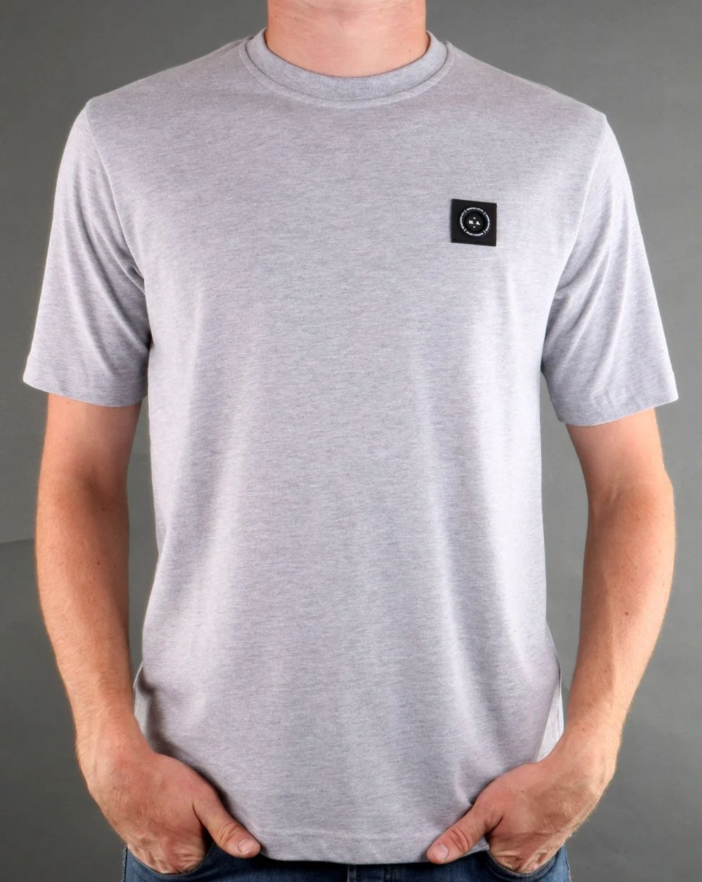 Marshall Artist Short Sleeve Siren T-shirt Grey Marl - Image 3