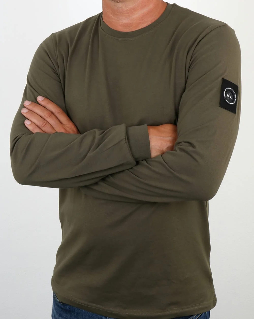 Marshall Artist Siren Long Sleeve T Shirt Khaki