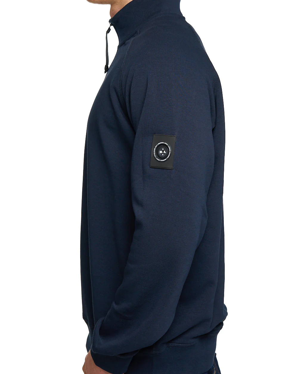 Marshall Artist Siren 1/4 Zip Sweat Navy - Image 2