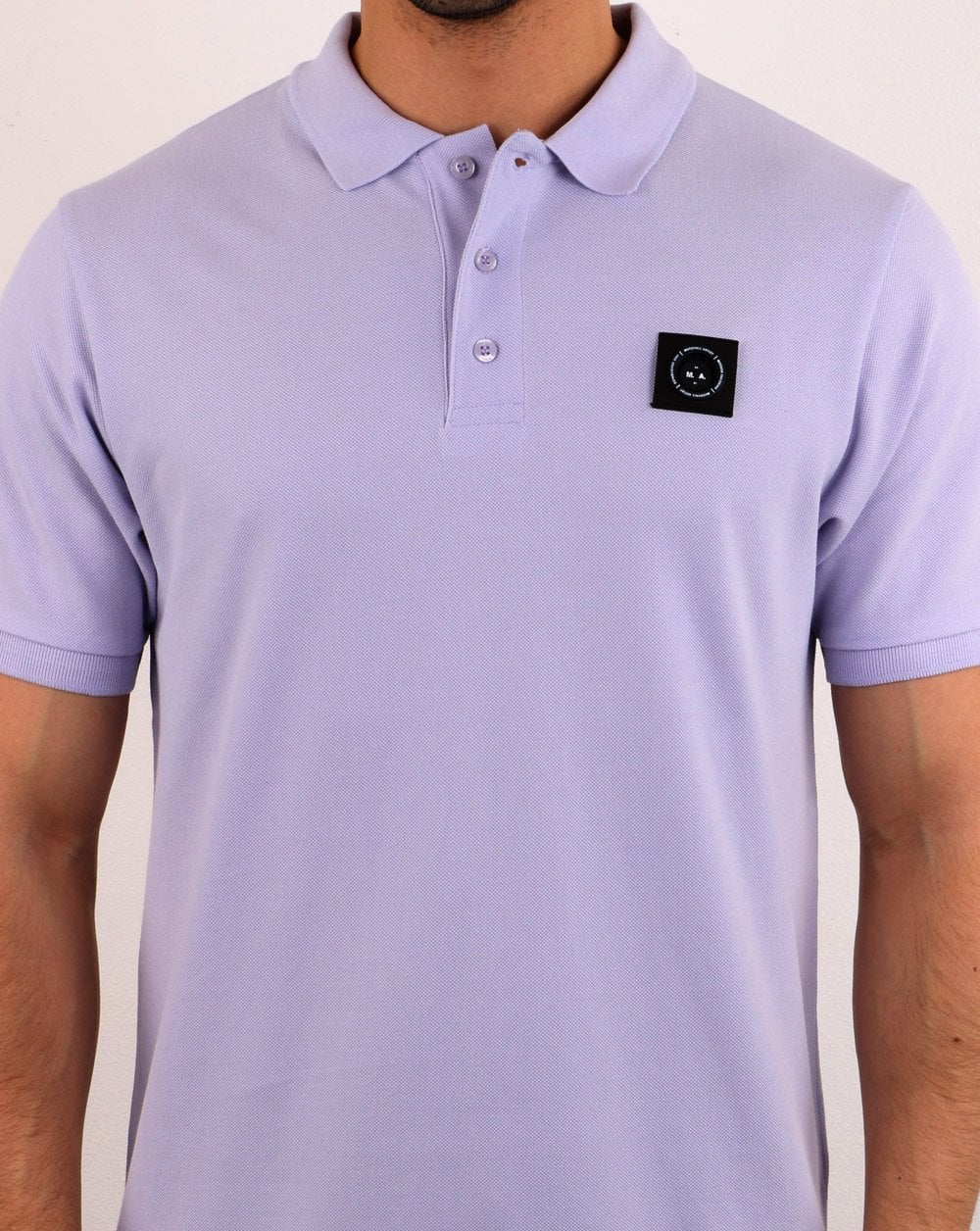 Marshall Artist Siren Short Sleeve Polo Lilac - Image 4