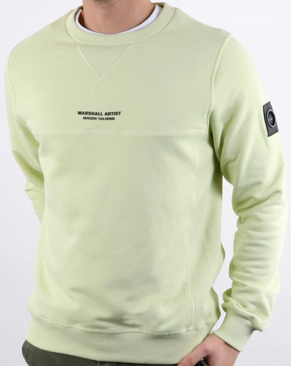 Marshall Artist Siren Sweatshirt Acid Lime - Image 2