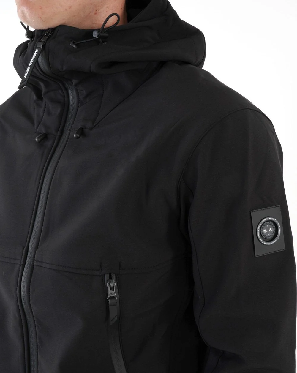 Marshall Artist Softshell Jacket Black - Image 3