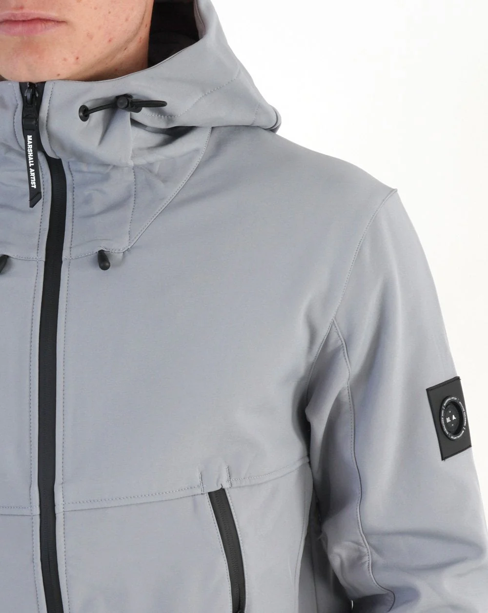 Marshall Artist Softshell Jacket Plantino Grey - Image 3