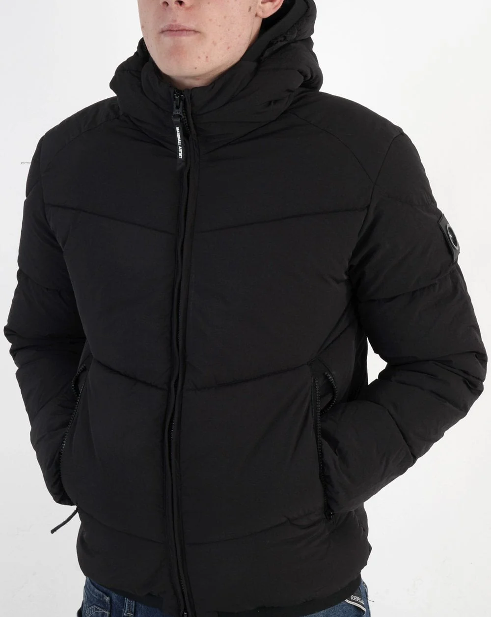 Marshall Artist Transalpino Bubble Jacket Black - Image 2
