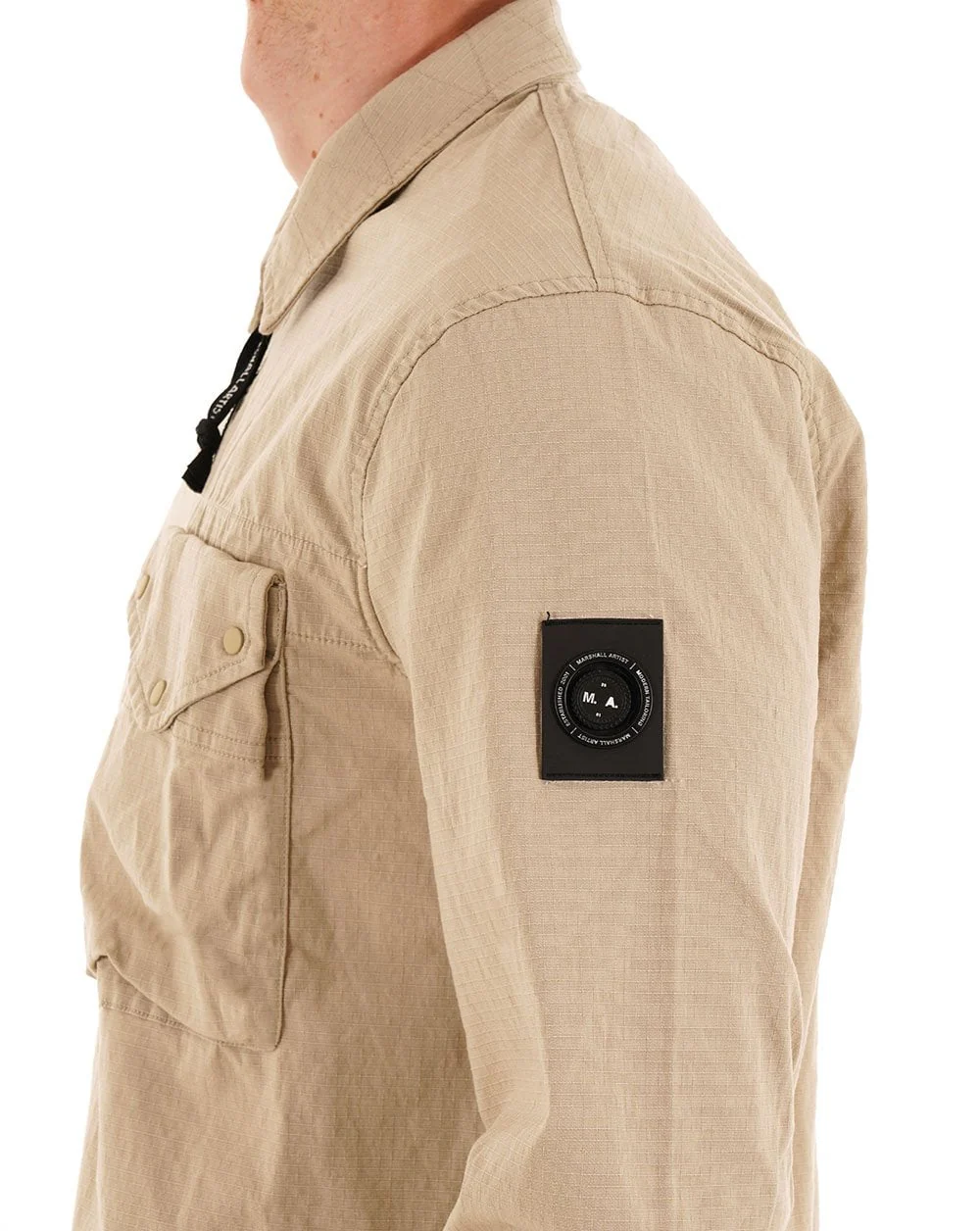 Marshall Artist Vena Overshirt Stone - Image 2