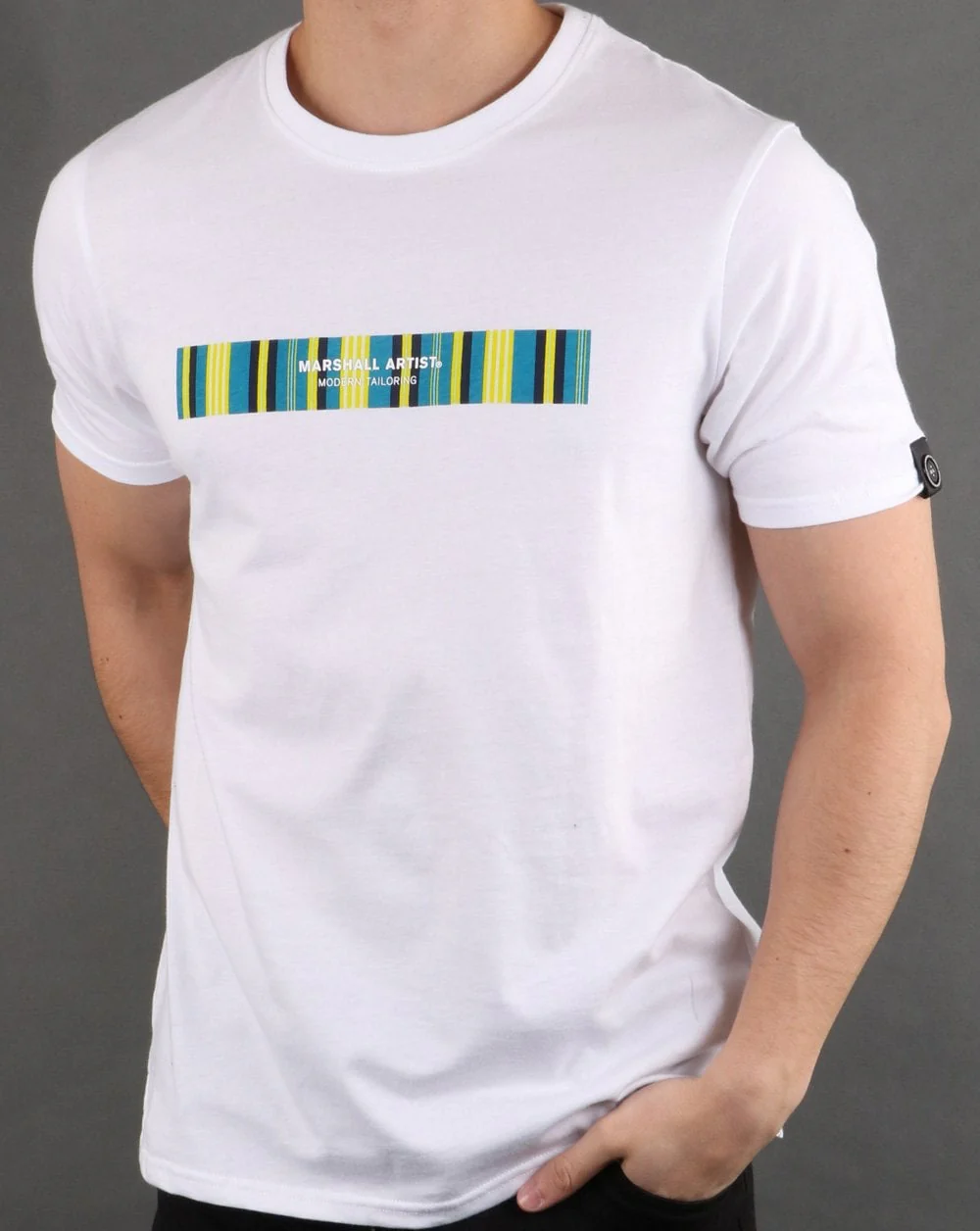 Marshall Artist Vert Fiore T-shirt White - Image 2