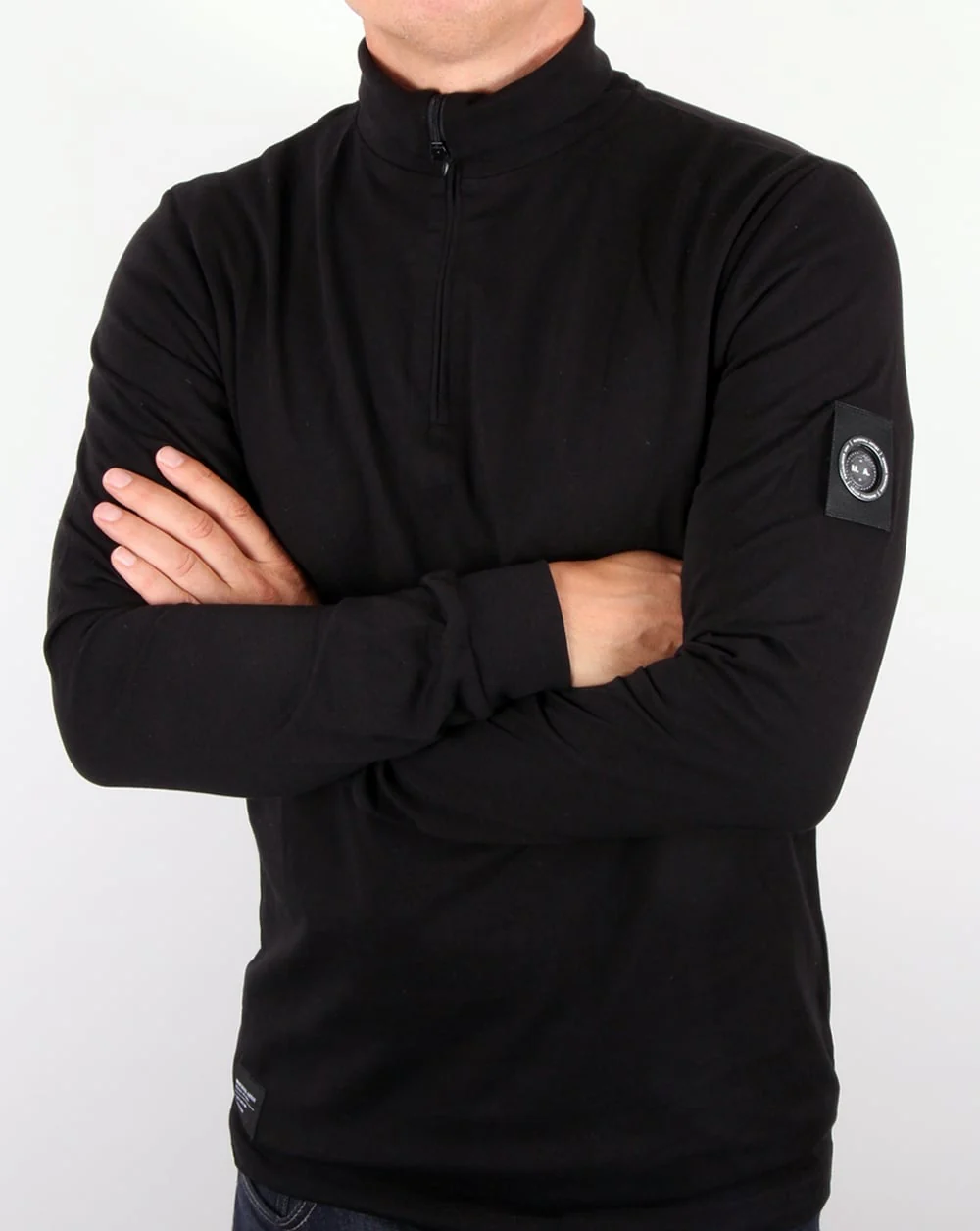 Marshall Artist Zip Roll Neck Black - Image 3